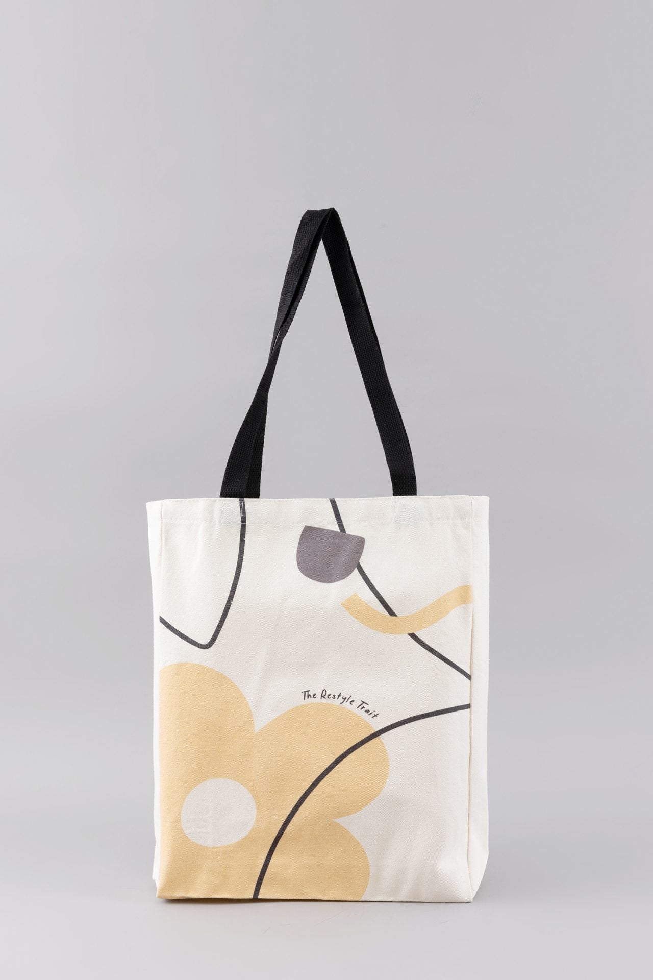 Floral Abstract Reusable Tote Bag