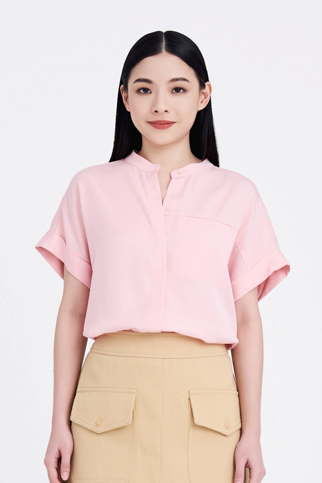 Rayon Cap Sleeves Blouse