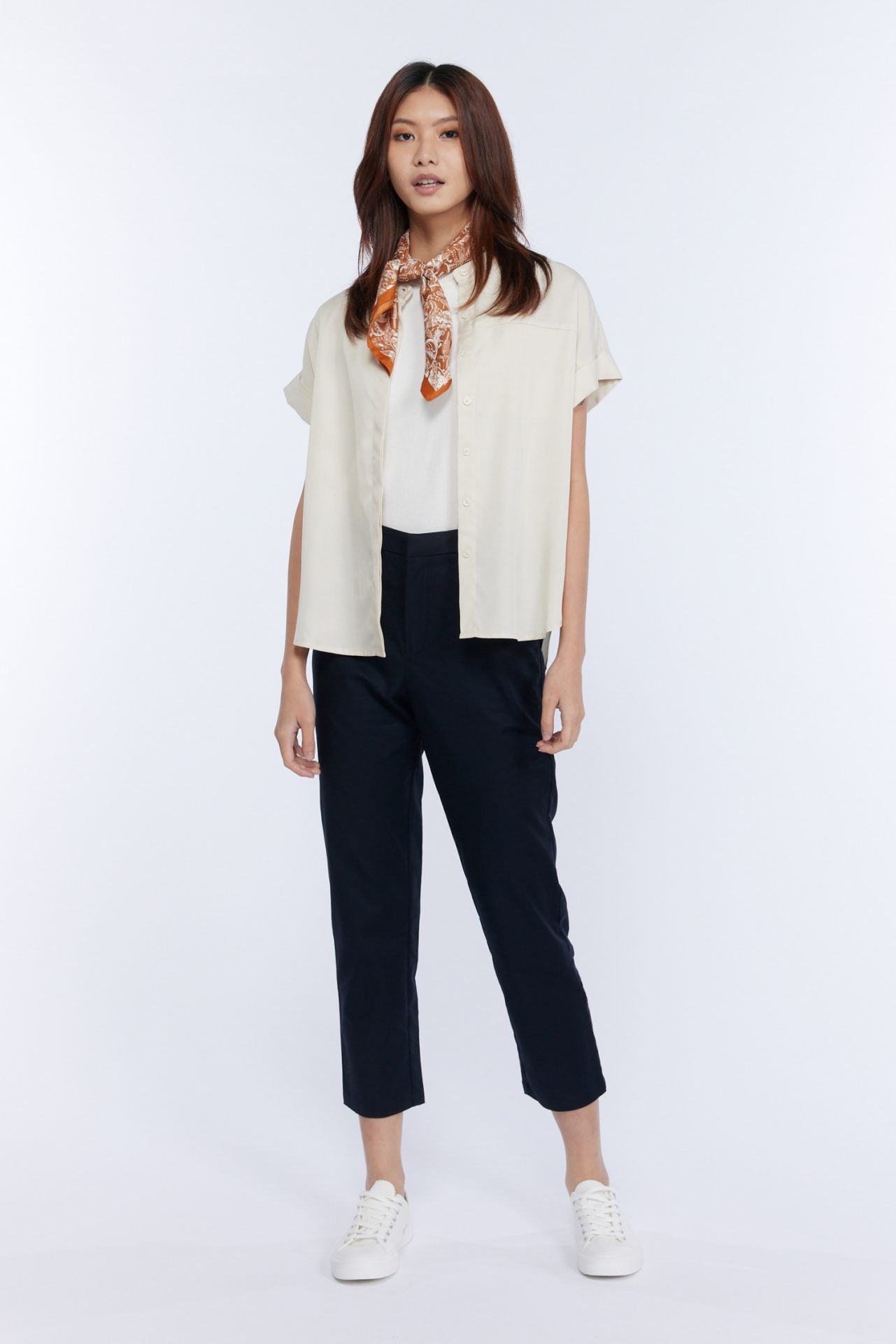 Rayon Cap Sleeves Blouse