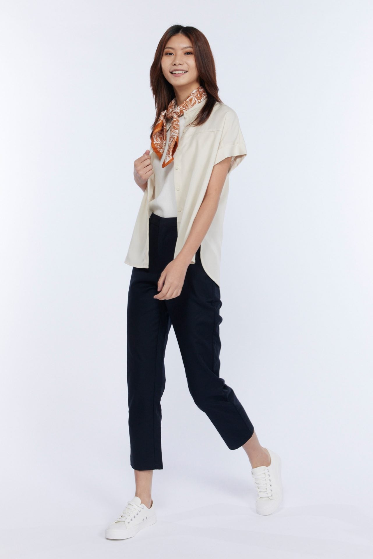 Rayon Cap Sleeves Blouse