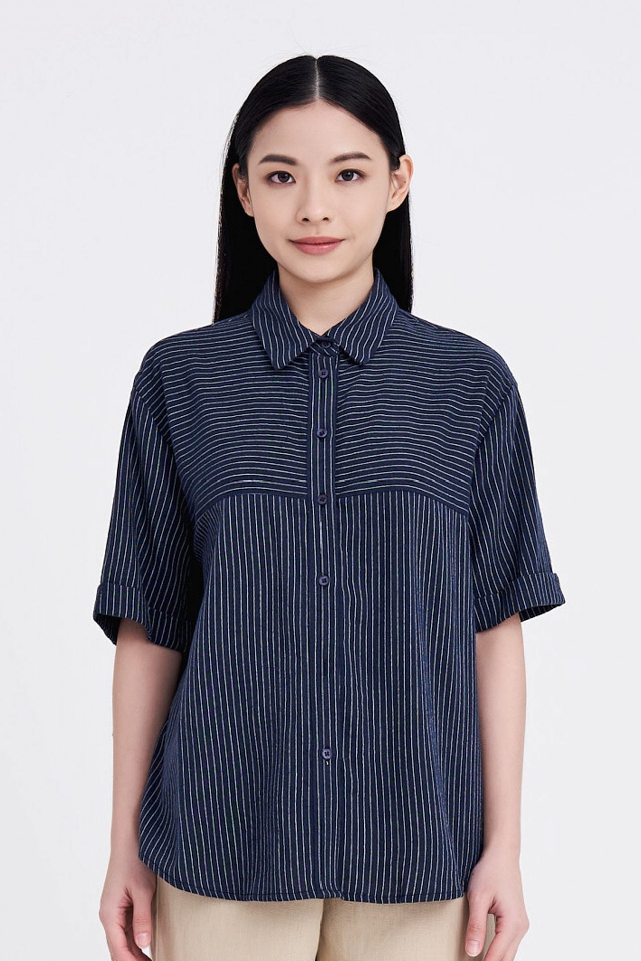 Striped Short Sleeve Shirt