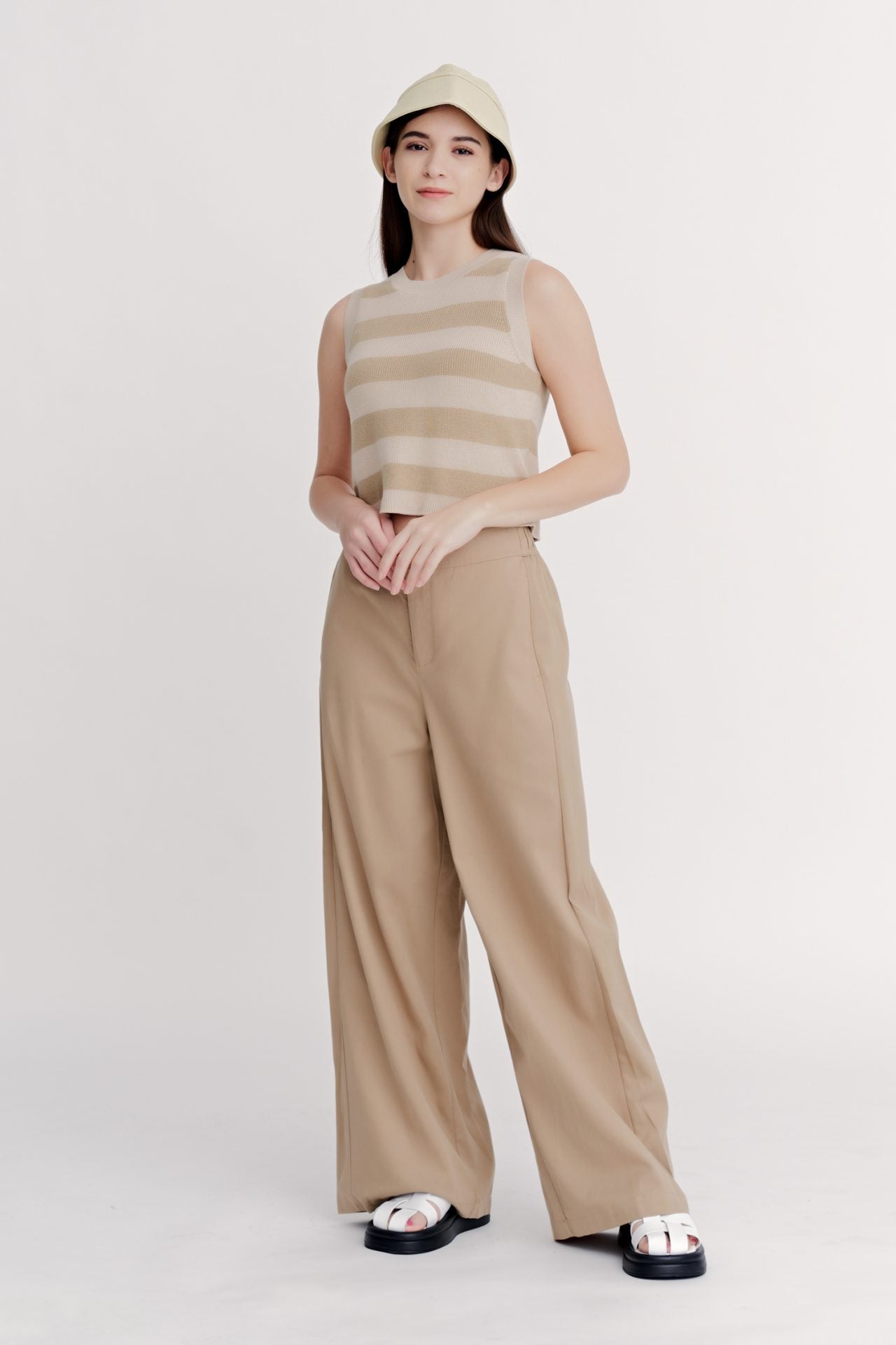 Poly-Rayon Flare Pants